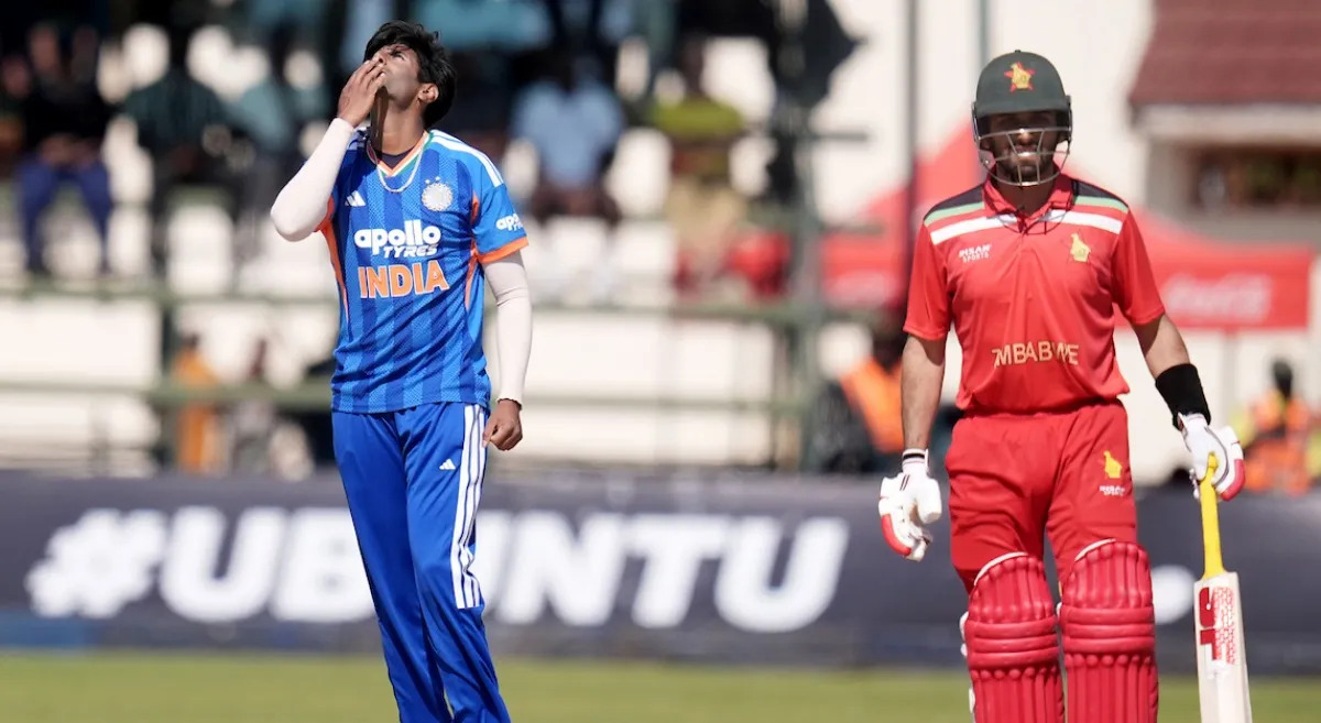 Mayank Yadav picked two wickets in India's win over Zimbabwe in 1st T20I | Getty