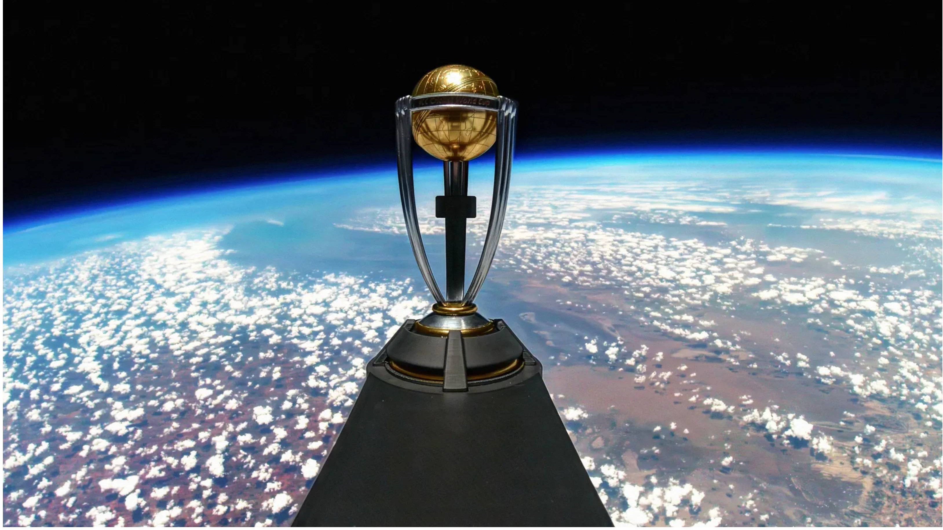 WATCH: ICC launches 2023 ODI World Cup trophy into stratosphere, 120,000 feet above the earth 