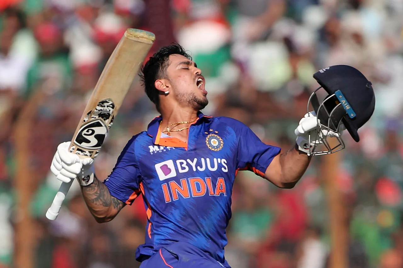 Kishan's father said that he felt the batter was a tad too aggressive during his knock | AP