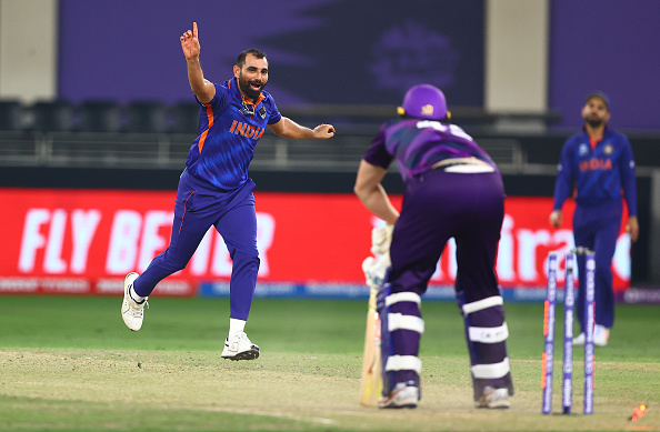 Mohammad Shami picked 3/15 in his 3 overs | Getty