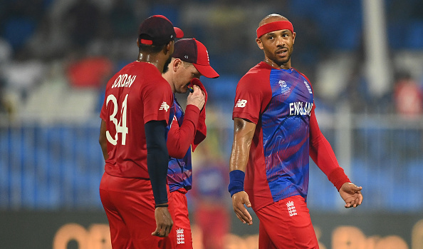 Mills has 7 wickets in 4 matches for England in the tournament | Getty
