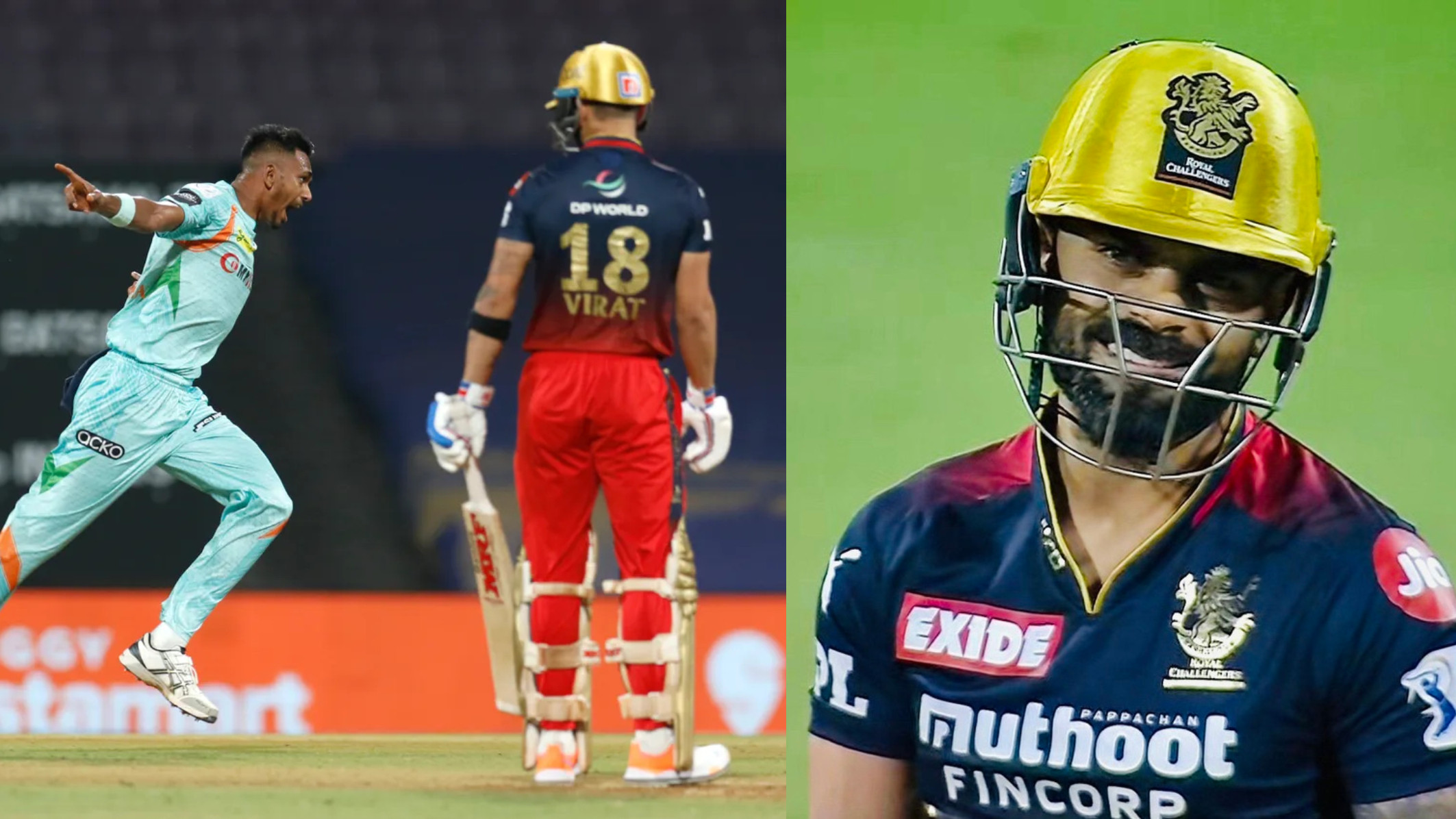 IPL 2022: Twitterverse facepalms as Virat Kohli dismissed for a golden duck against LSG