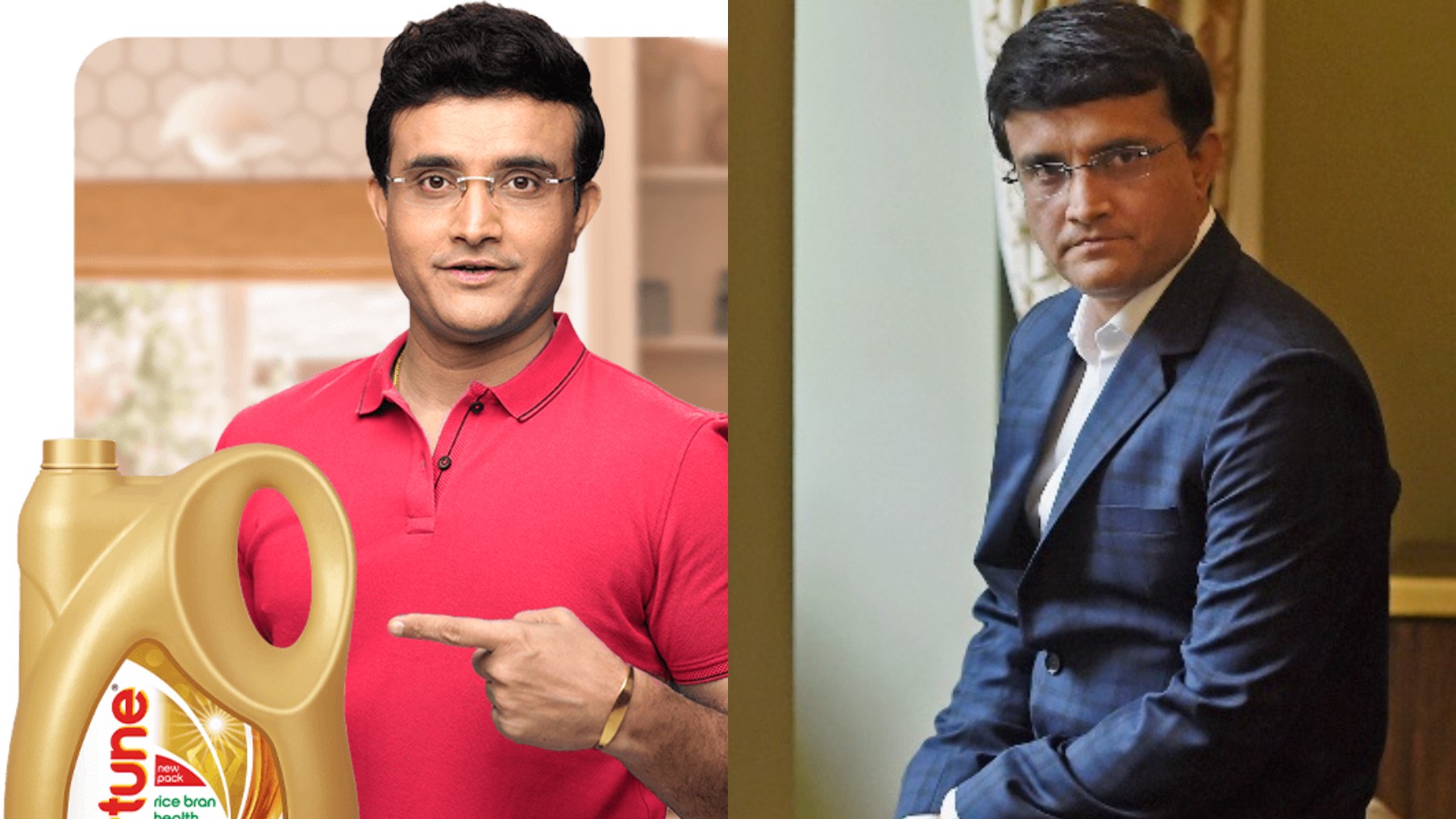 Sourav Ganguly endorsed Fortune Cooking Oil ads removed by Adani Wilmar Ltd
