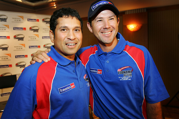 Sachin Tendulkar and Ricky Ponting | Getty