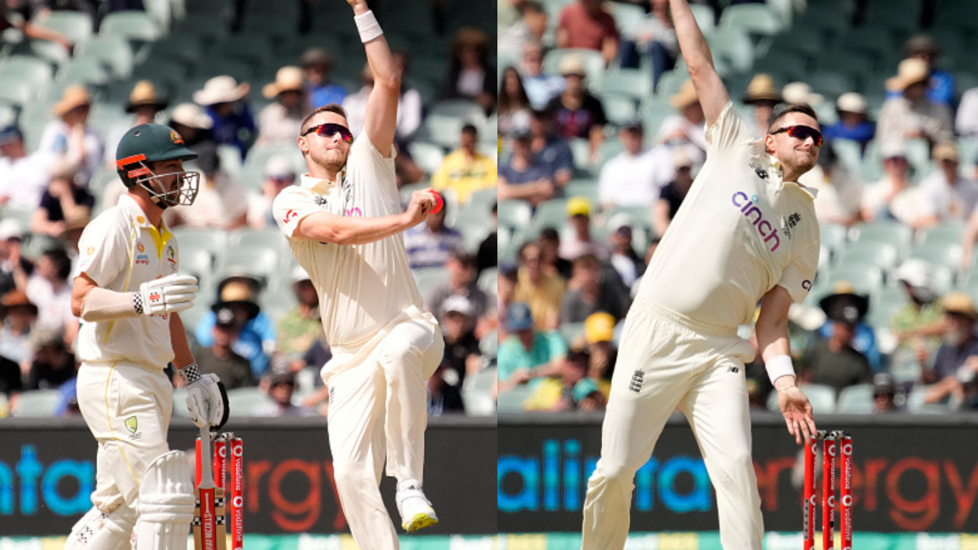 Ashes 2021-22: WATCH - England pacer Ollie Robinson bowls off-spin during pink-ball Adelaide Test