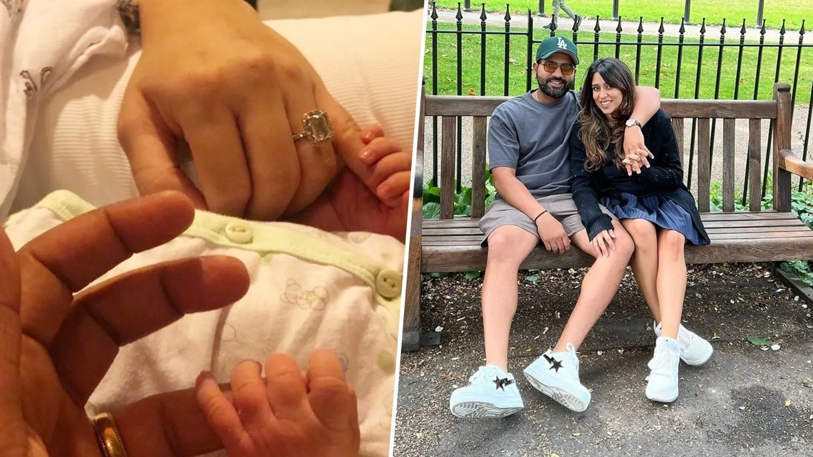 Rohit Sharma and Ritika became parents to a baby boy | X