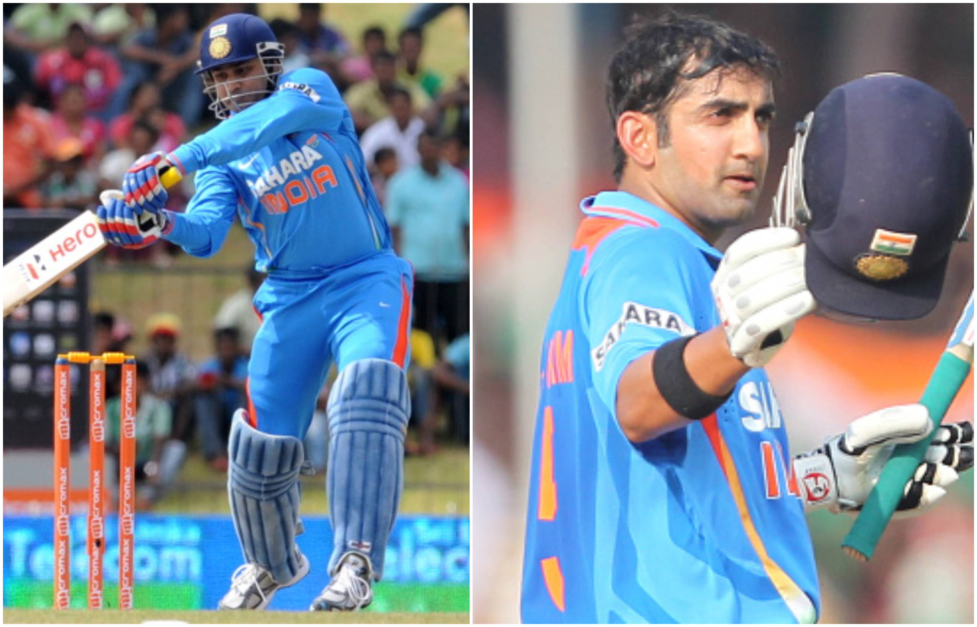 Virender Sehwag and Gautam Gambhir | Getty