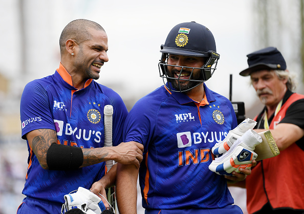 Shikhar Dhawan and Rohit Sharma | Getty Images