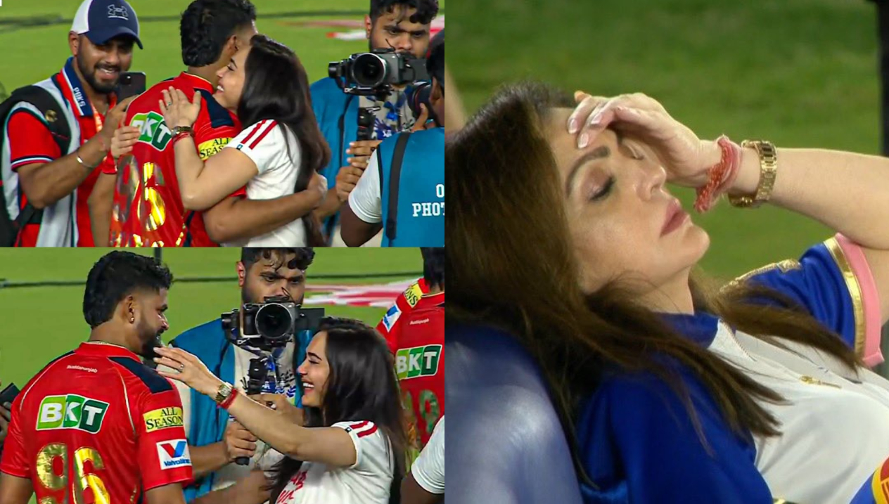 IPL 2025 WATCH Preity Zinta hugs Shreyas Iyer after PBKS win over MI