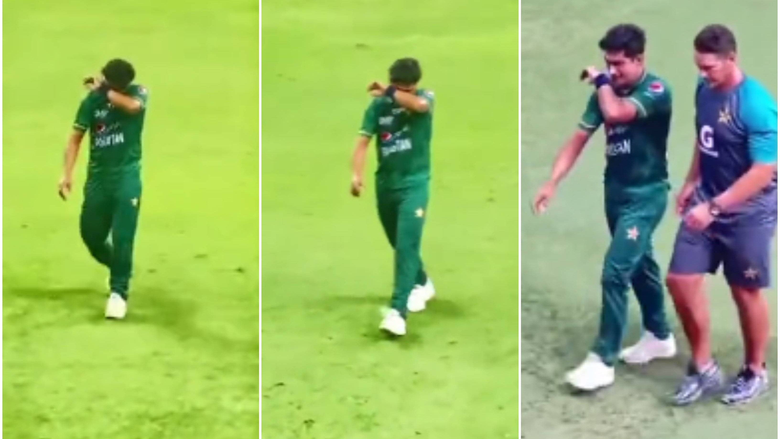 Asia Cup 2022: WATCH – Naseem Shah cries while walking back to dugout after completing his quota of 4 overs versus India
