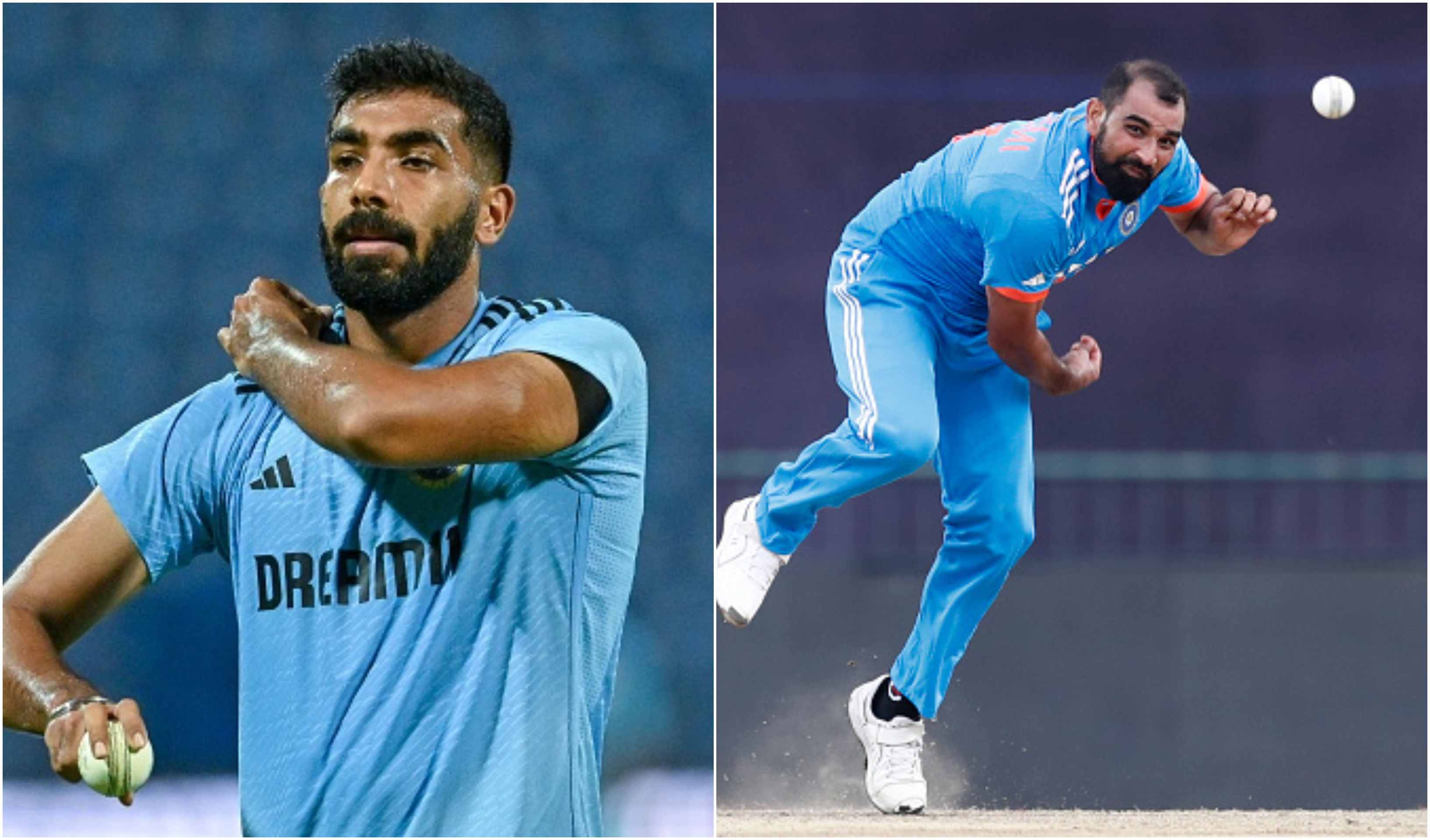 Jasprit Bumrah and Mohammad Shami | Getty