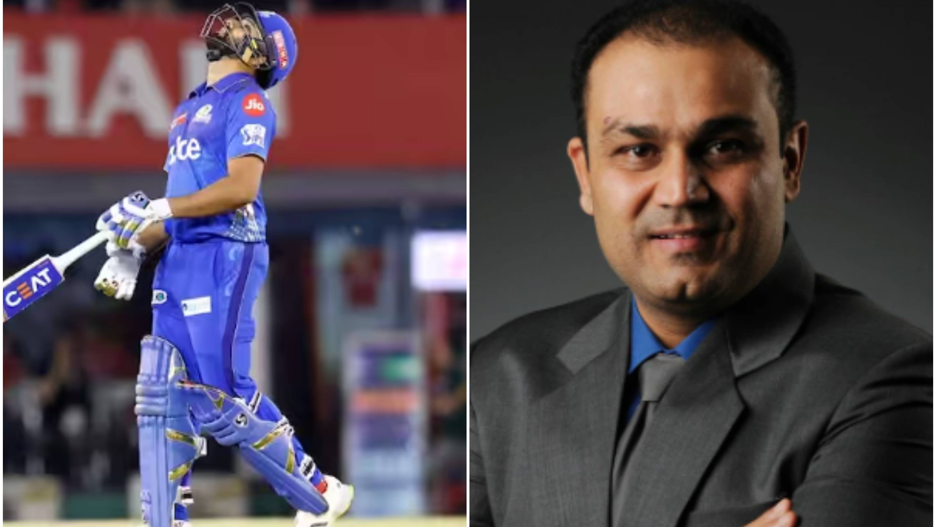 IPL 2023: “There is a mental block,” Virender Sehwag’s take on Rohit Sharma’s poor run in the ongoing IPL