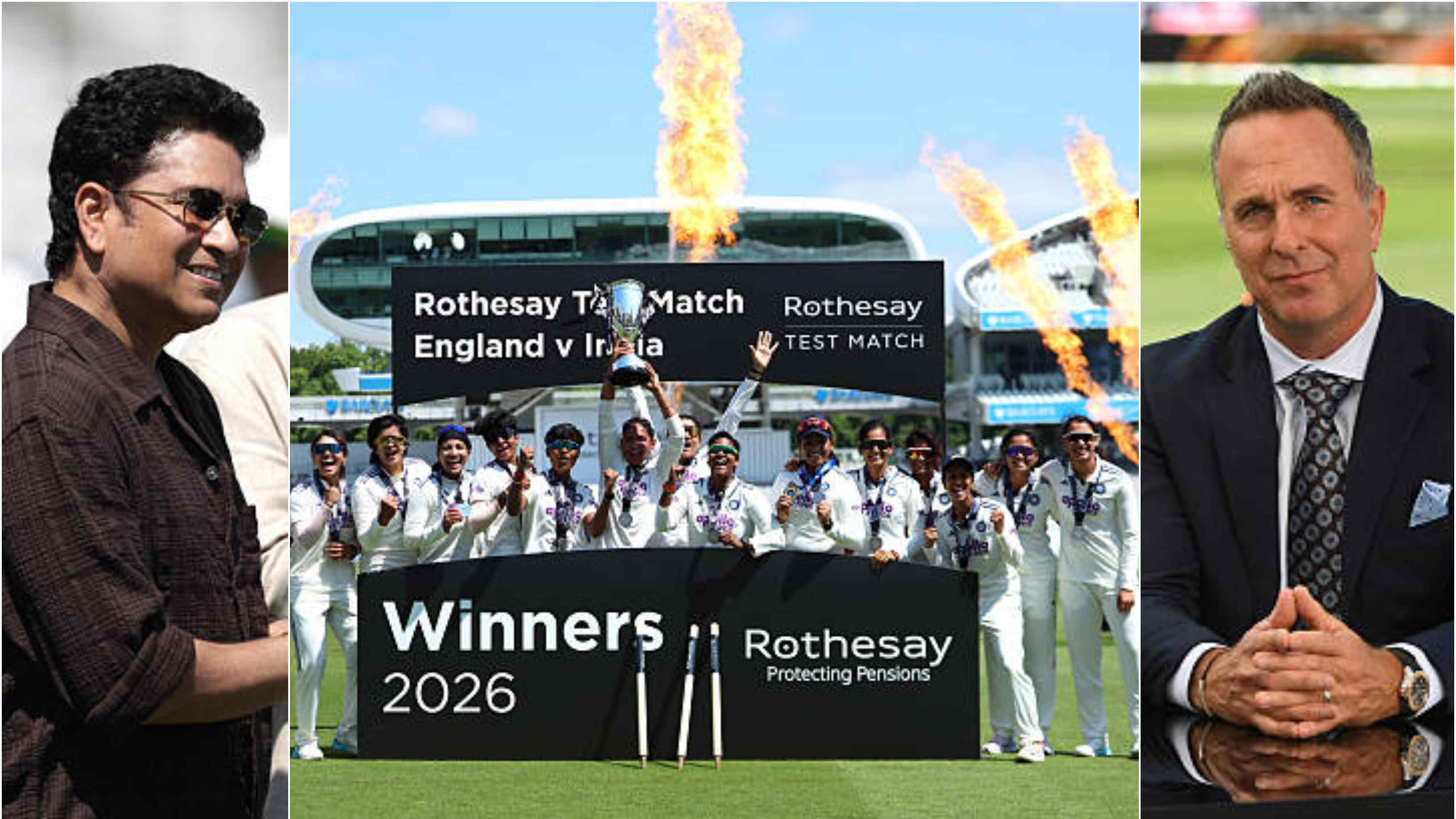 Cricket fraternity reacts as Harmanpreet Kaur-led India win first-ever women's Test at Lord's by beating England