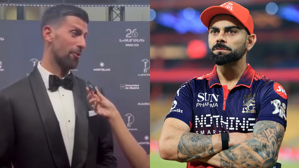 WATCH- ‘Virat Kohli is a friend and reason why I follow cricket’- Tennis legend Novak Djokovic says they keep in touch