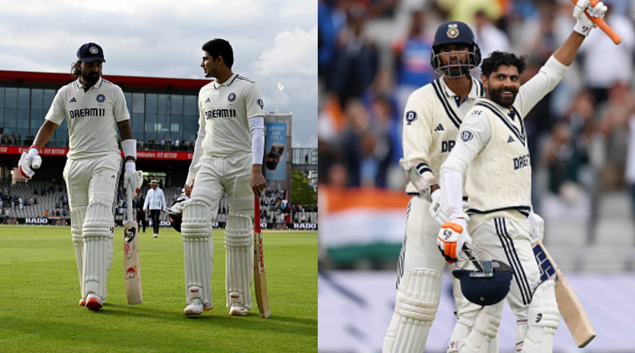 Rahul, Gill, Jadeja and Sundar, heroes of India saving Manchester Test | Getty