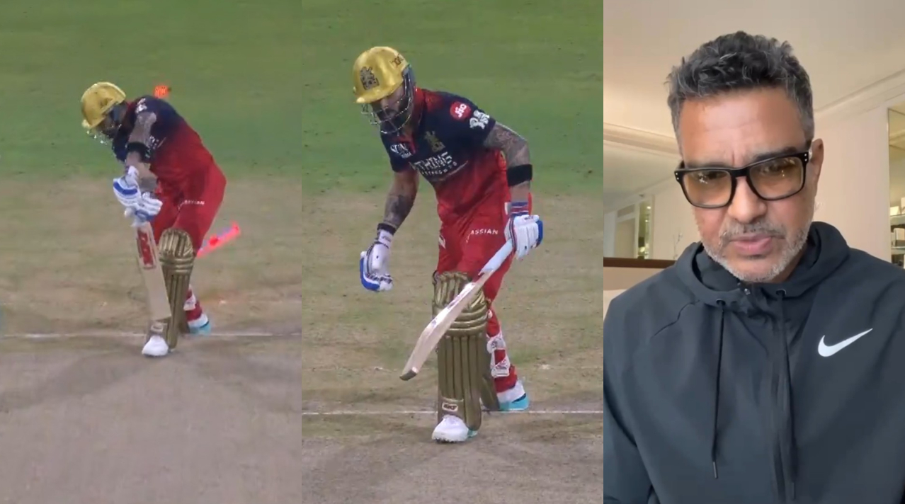 Manjrekar explained Kohli's reaction after dismissal | IPL X