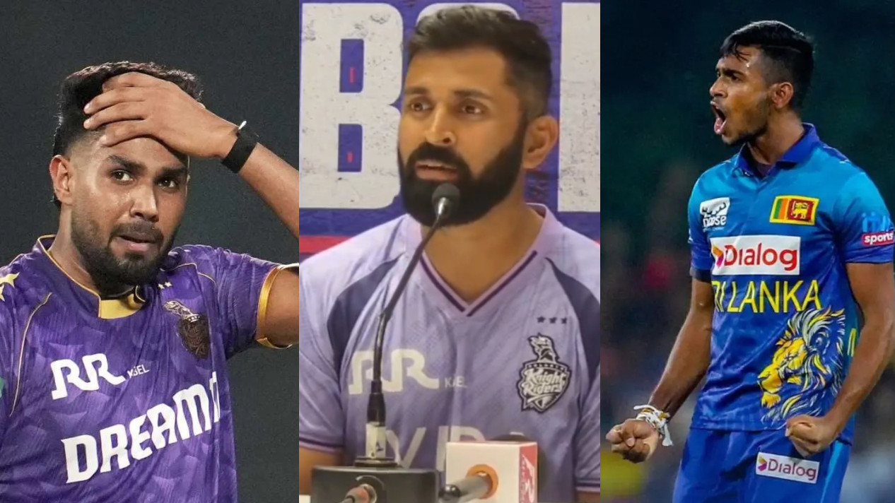 IPL 2026: WATCH- “A big blow”- KKR’s Abhishek Nayar on Harshit Rana being ruled out; gives update on Matheesha Pathirana