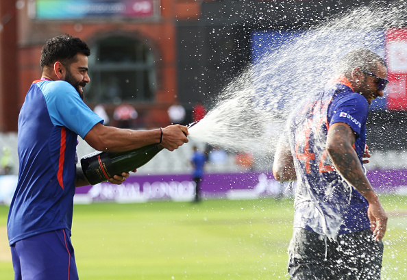 Virat Kohli and Shikhar Dhawan | Getty