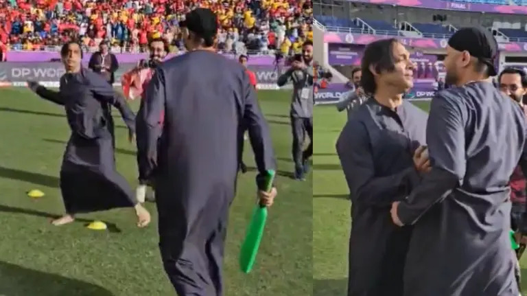 Shoaib Akhtar and Harbhajan Singh in ILT20 | X