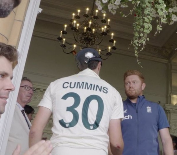 Bairstow gave a cold handshake to Cummins after Lord's Test | Twitter