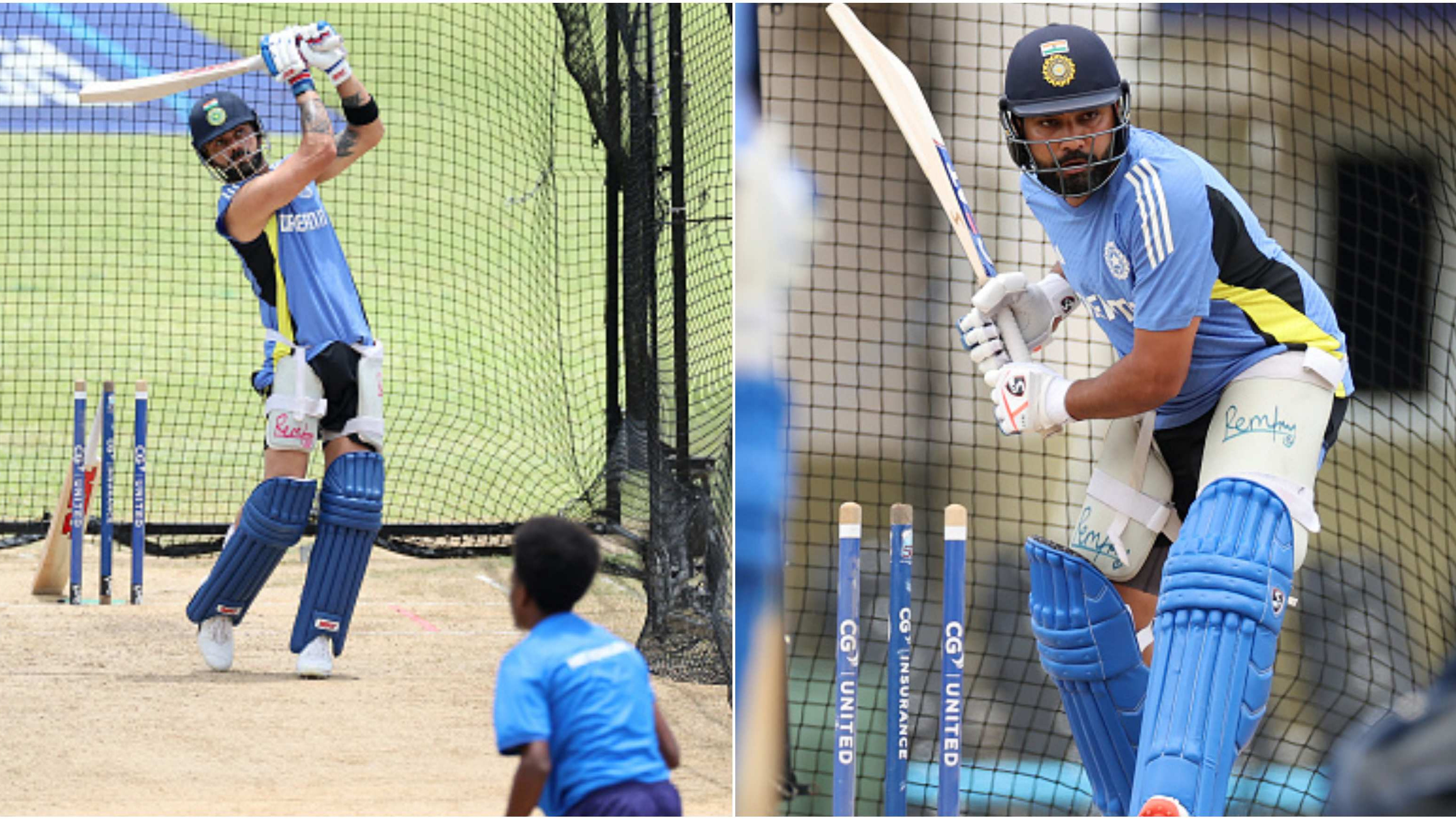 WATCH: Virat Kohli, Rohit Sharma sweat hard in the nets ahead of India's Super 8 match against Bangladesh