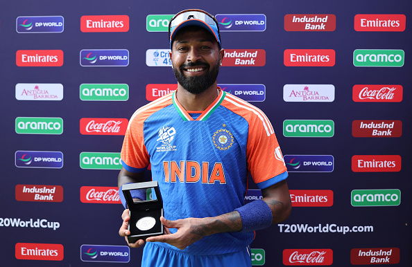 Hardik Pandya was Player of the Match | Getty