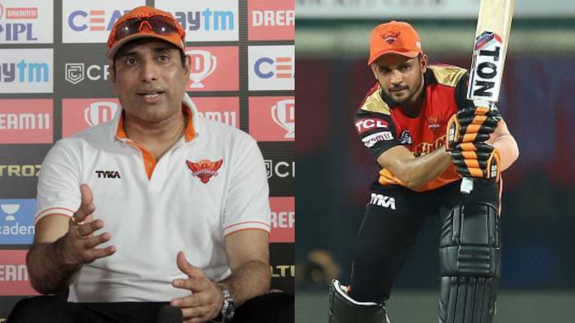IPL 2021: Manish Pandey must be unhappy with how he got out, says SRH mentor VVS Laxman