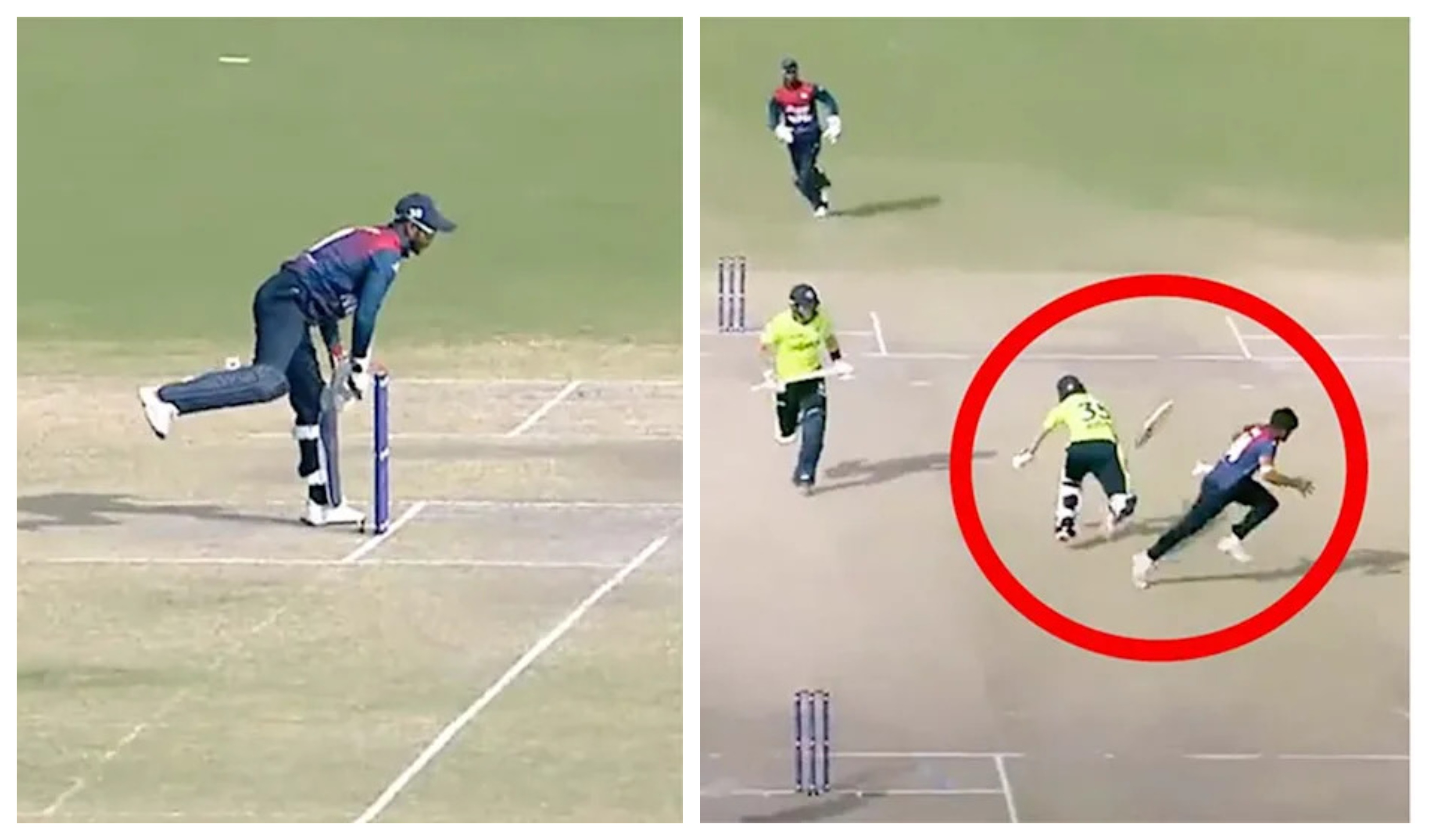 Aasif Sheikh refused to run out Ireland batter Andy Mcbrine | Screengrab