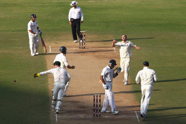 Krejza got Laxman out bowled with a shap turning ball | Getty