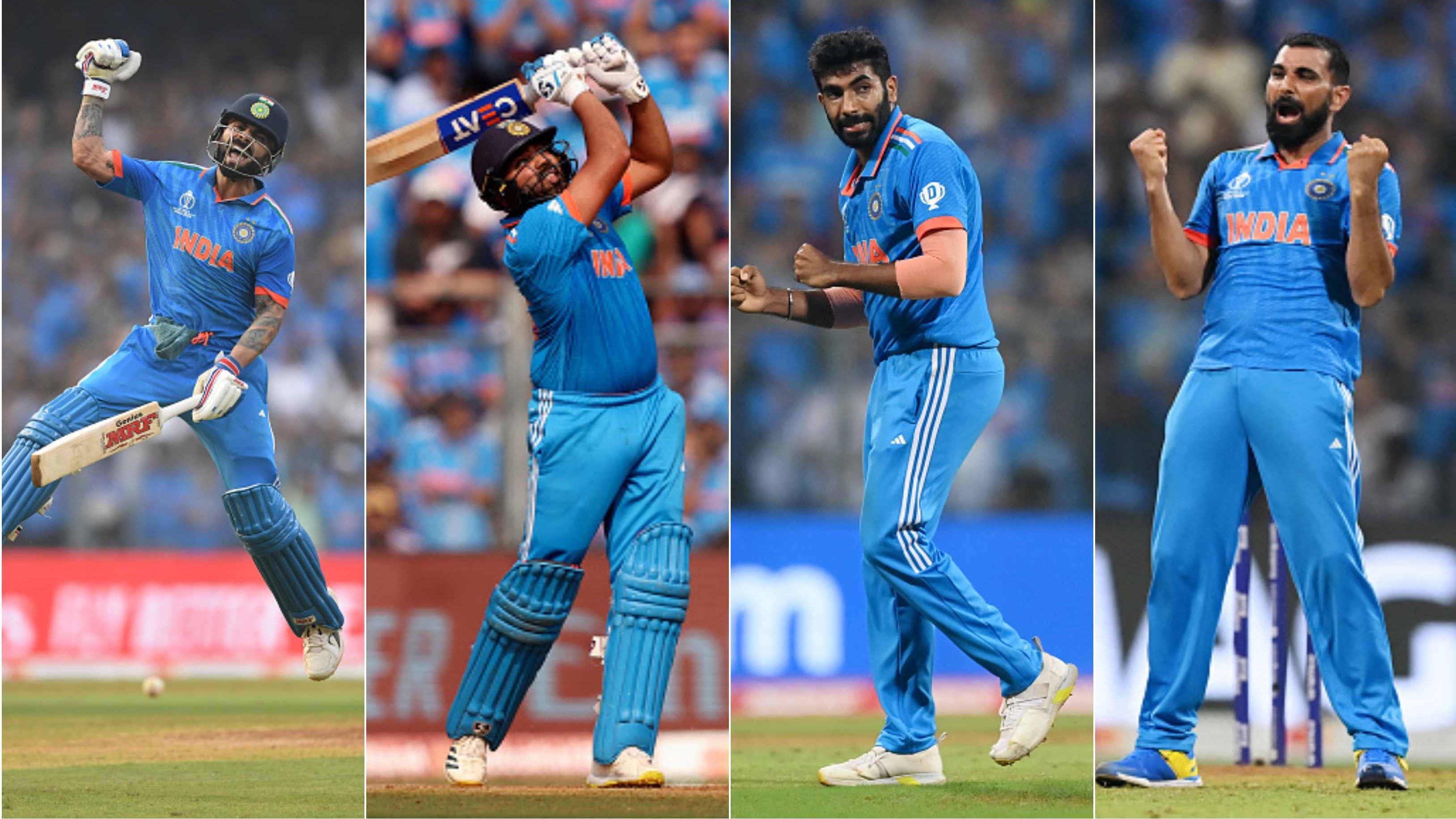 CWC 2023: Kohli, Rohit, Bumrah, Shami feature in list of 9 contenders for Player of the Tournament award