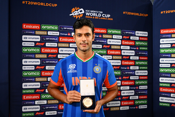 Shivam Dube was named the Player of the Match against the Netherlands | Getty