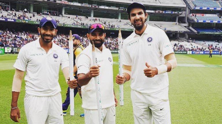 Bumrah, Shami along with Ishant Sharma were key figures in India's Test series win over Australia in 2018-19 | Getty 