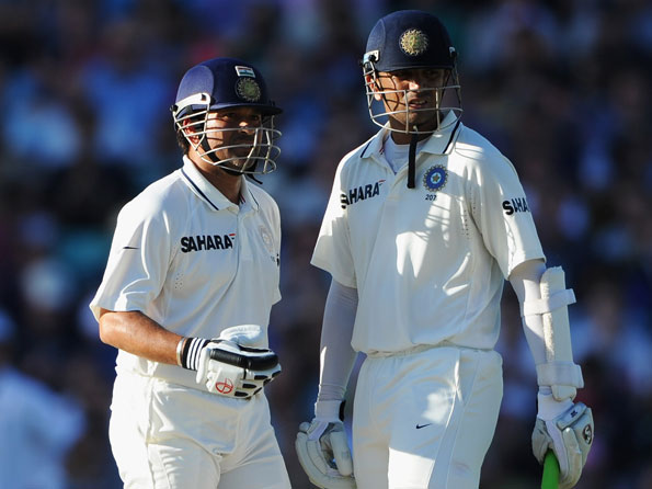 Rahul Dravid and Sachin Tendulkar | AFP