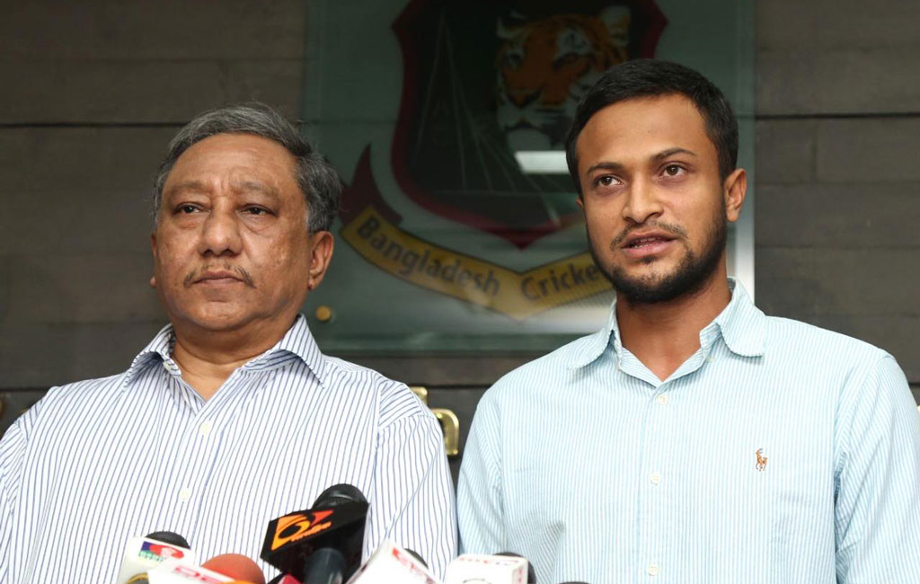 BCB chief Nazmul Hasan hinted Shakib's comeback during Sri Lanka tour | Getty Images