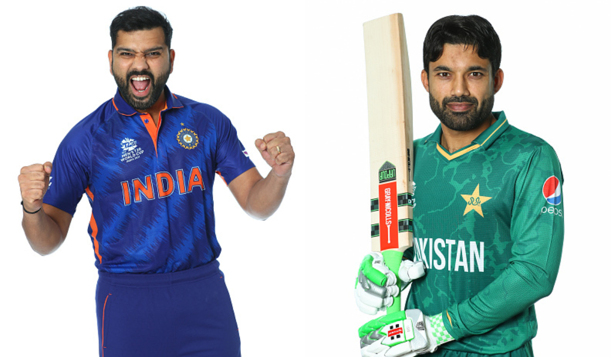 Rohit Sharma and Mohammad Rizwan | Getty Images