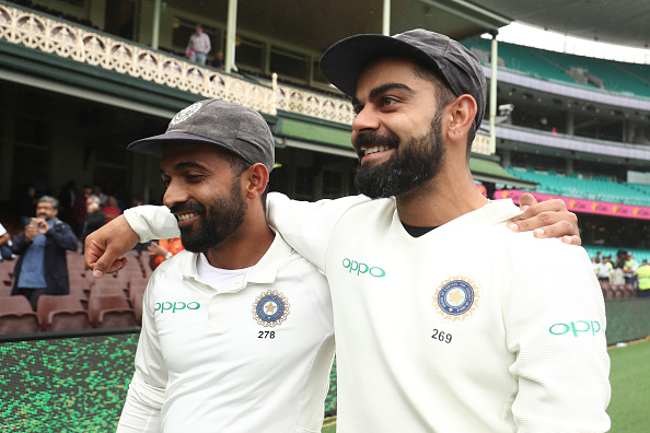 Ajinkya Rahane and Virat Kohli will have the leadership duties in the Test series | Getty