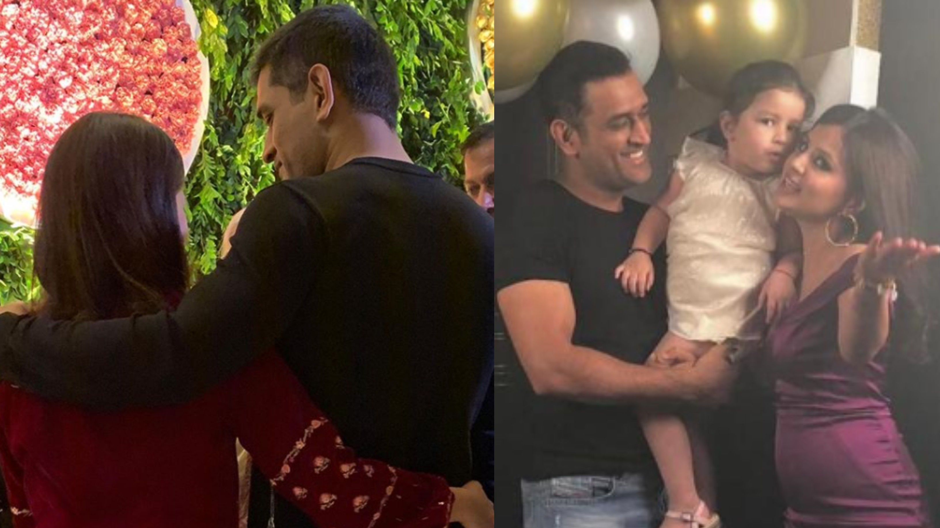 Sakshi shares adorable picture with MS Dhoni with a heartwarming caption