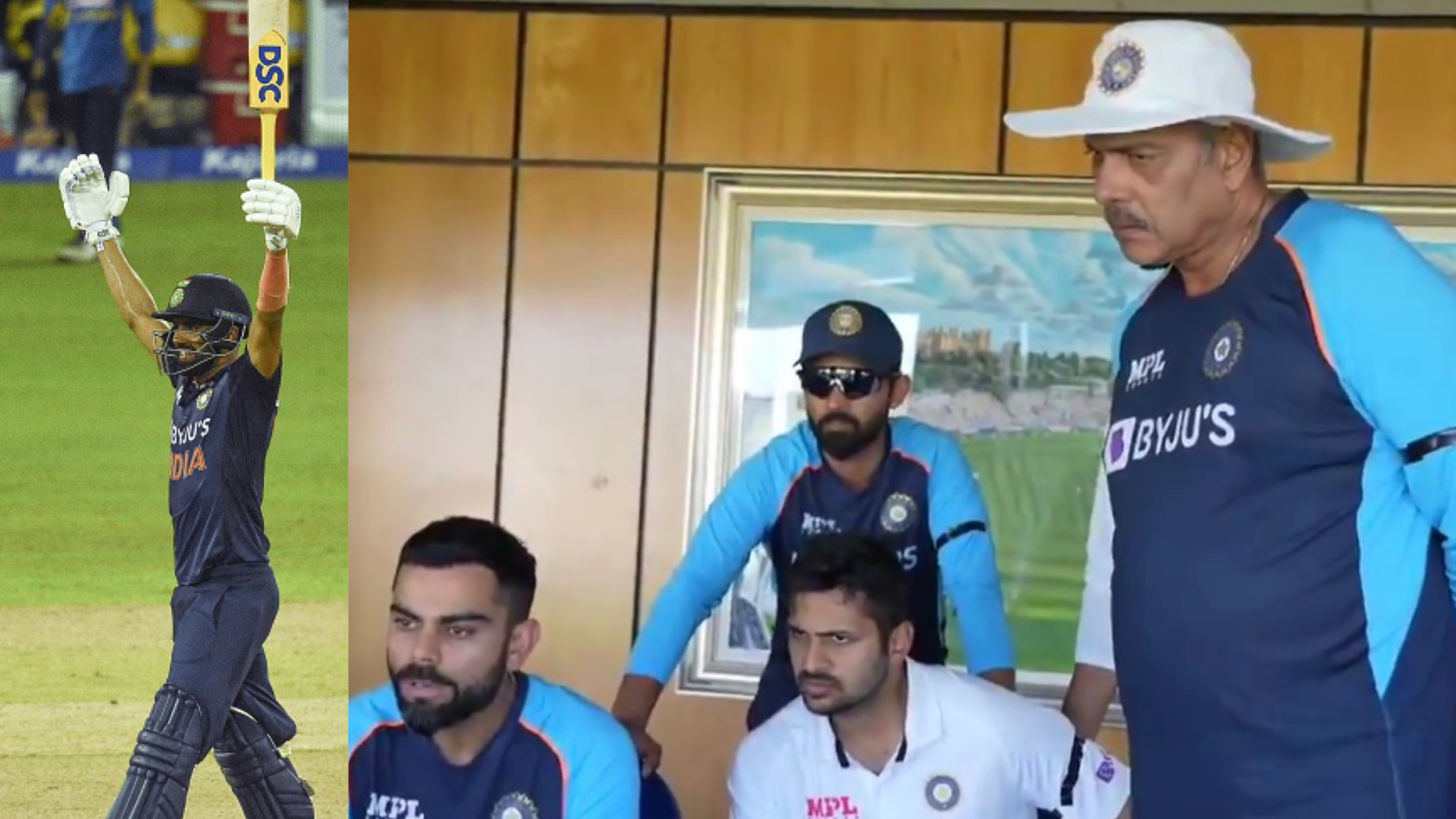 WATCH - Team India in England cheers on Team India in Sri Lanka during famous win