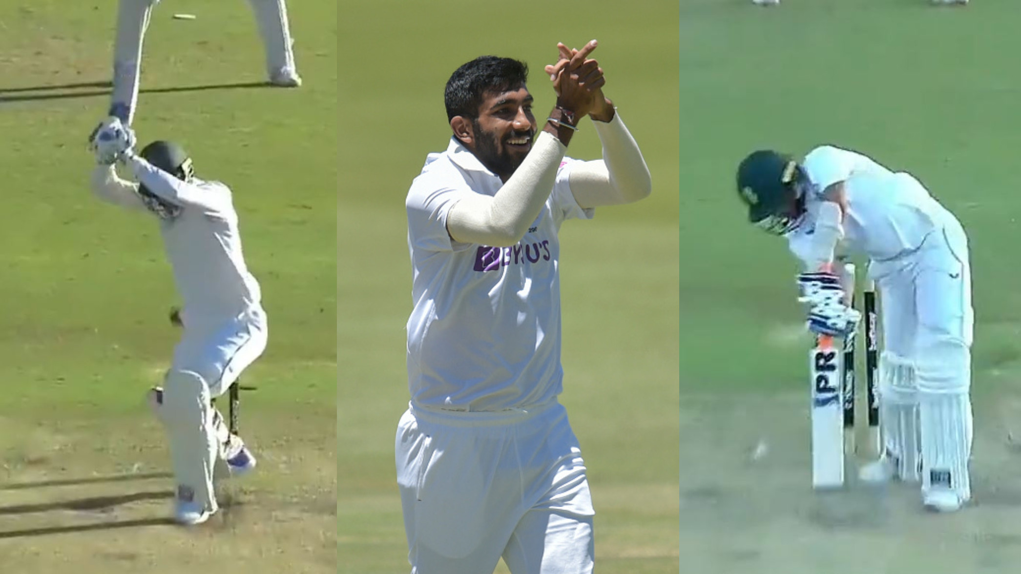 SA v IND 2021-22: WATCH- Bumrah cleans up van der Dussen with a beauty; yorks Maharaj to end day 4 on high