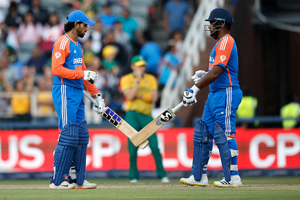 Tilak Varma and Sanju Samson both scored centuries in 4th T20I for India | Getty