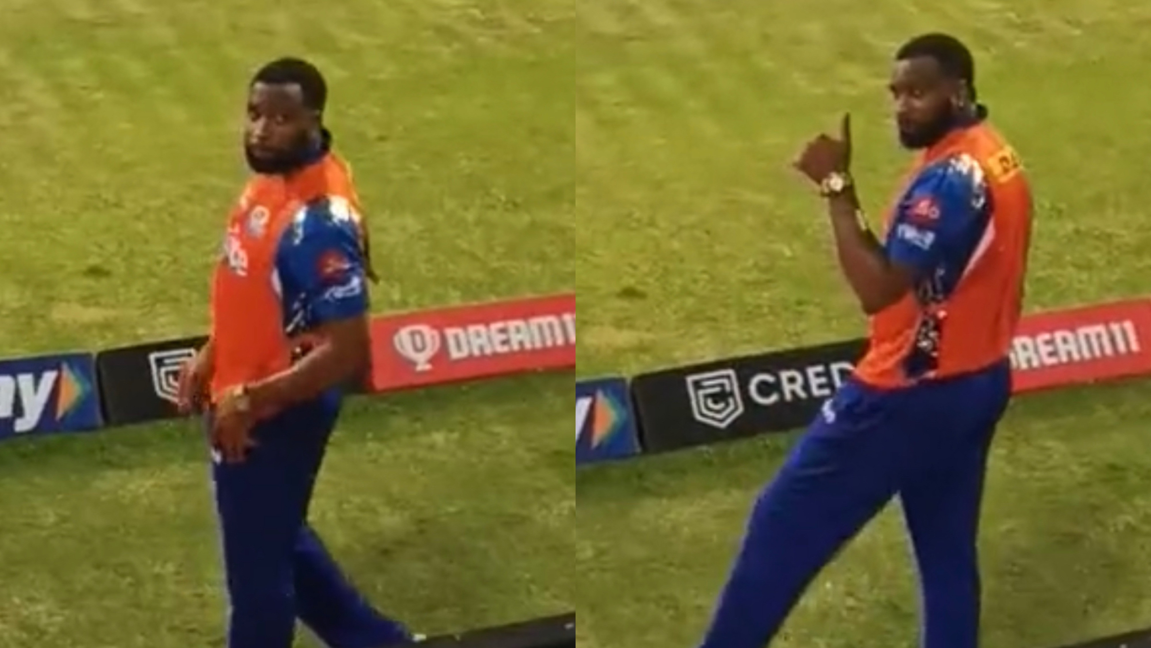 IPL 2022: WATCH - Pollard's reaction to fan shouting 'Polly, thank you for your contribution to Mumbai Indians'
