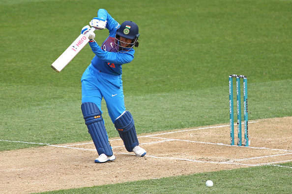Mandhana's 58 helped India get in good position, but her wicket triggered a massive collapse | Getty