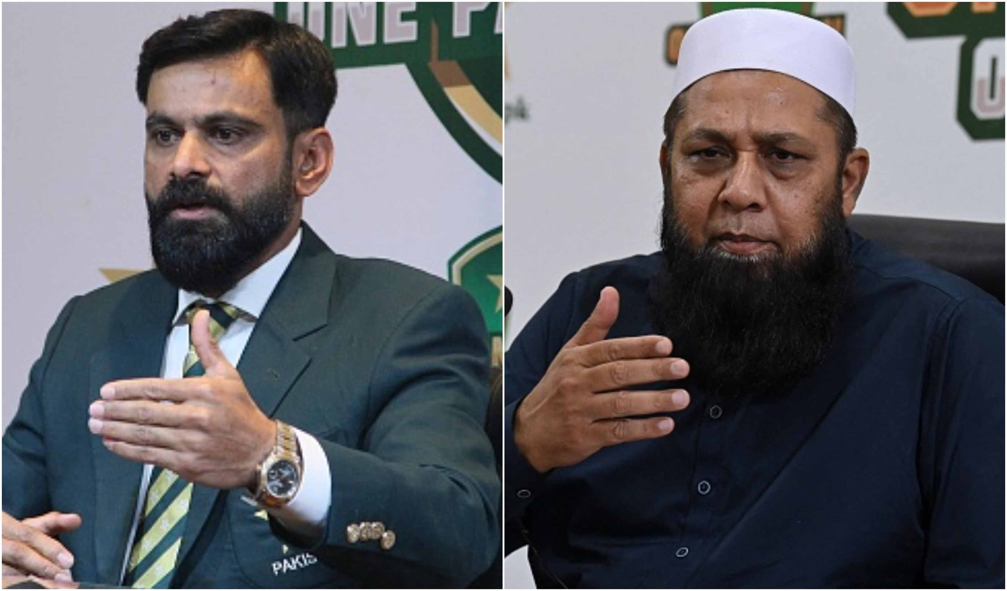 Mohammad Hafeez and Inzamam-ul-Haq | Getty