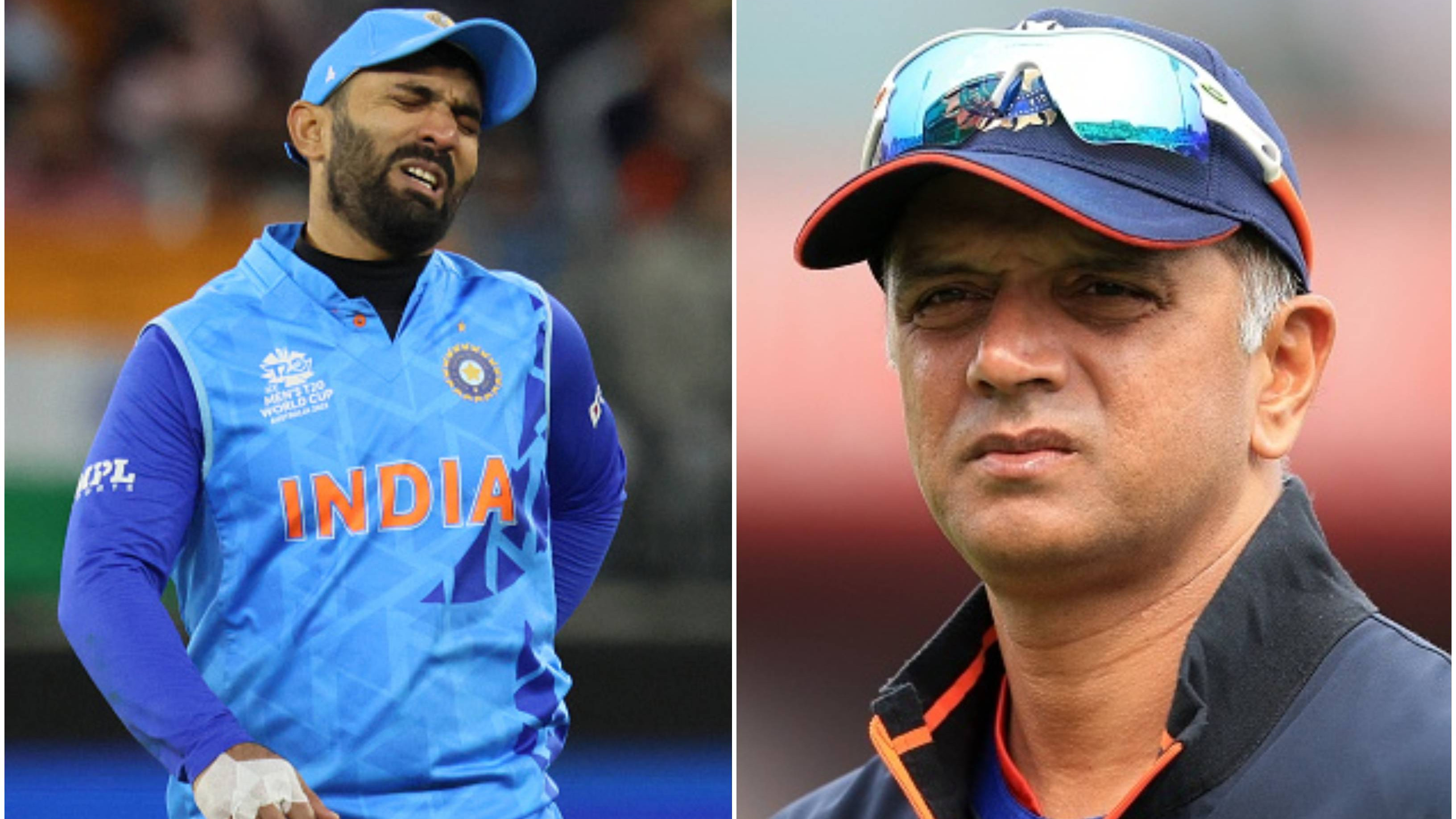 T20 World Cup 2022 Rahul Dravid Shares Update On Dinesh Karthik s 