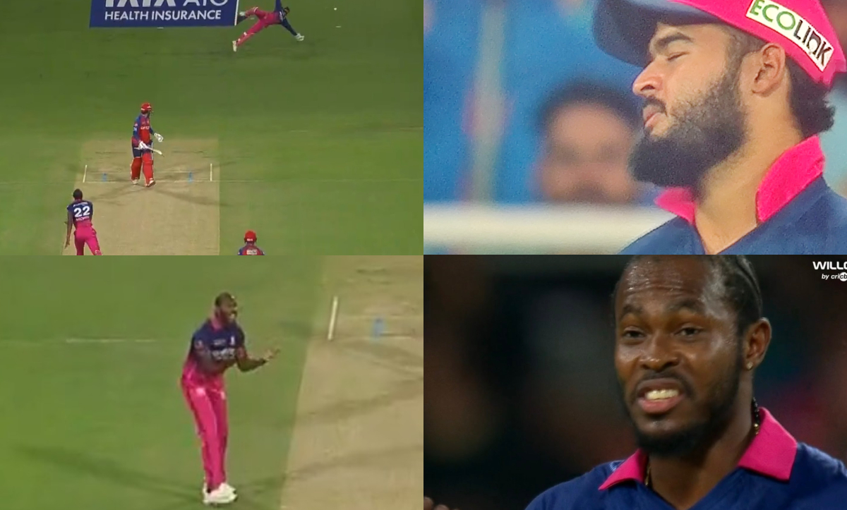 Jofra Archer fumed at Riyan Parag after Arya received a life | X