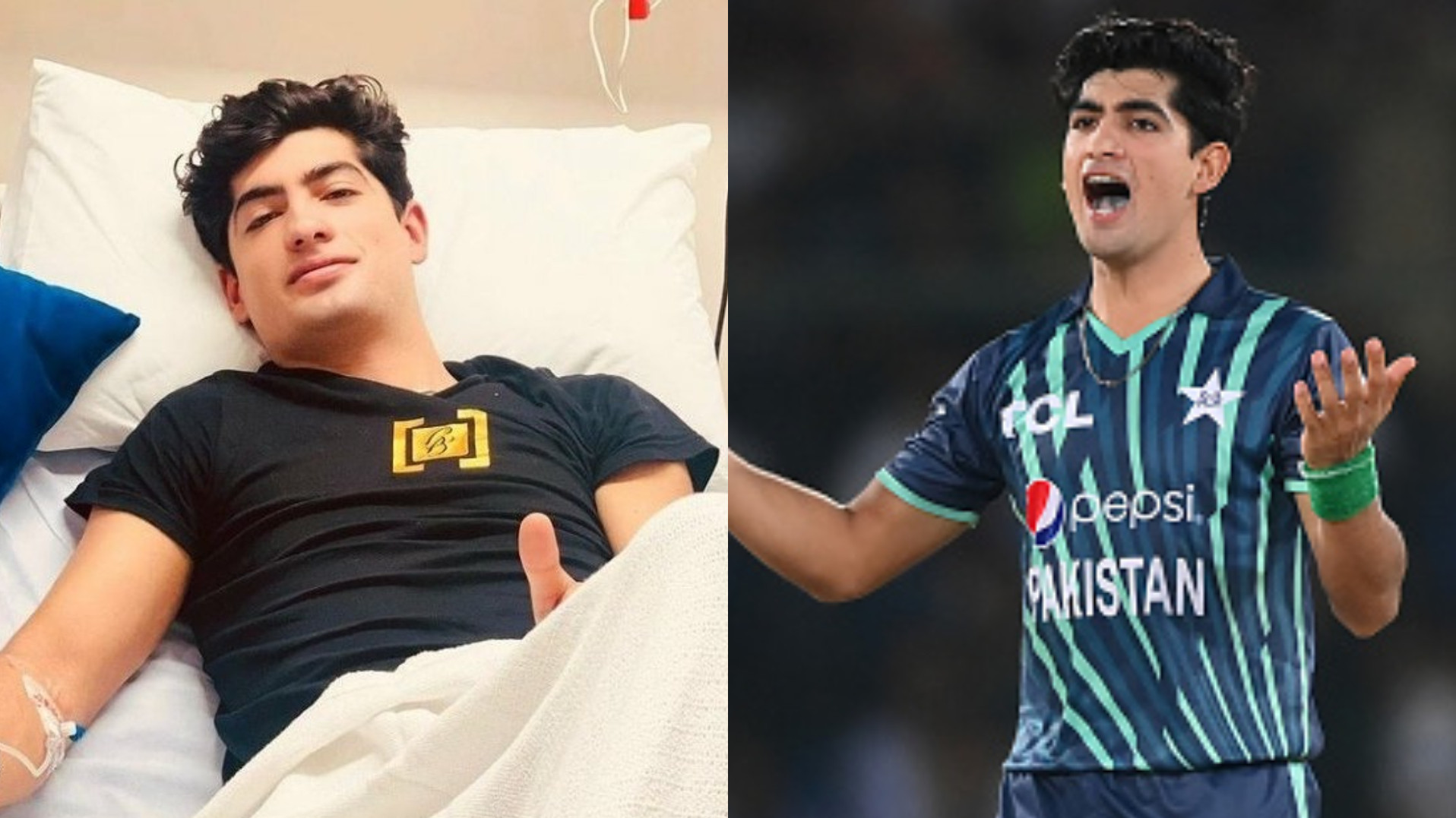 PAK v ENG 2022: Naseem Shah tests Covid-19 positive after being hospitalized for Pneumonia