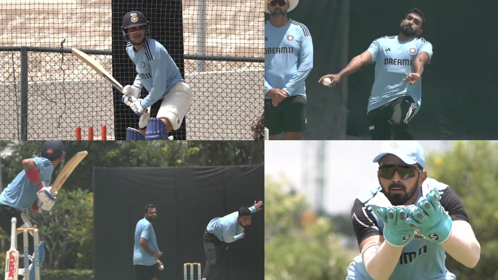 Asia Cup 2023: WATCH- Bumrah peppers Gill, Kohli takes on Siraj, Rahul keeps wicket in Indian team’s training camp