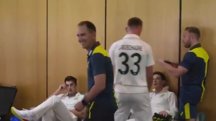 WATCH: Langer, Paine take the mickey out of Labuschagne on April Fool’s Day