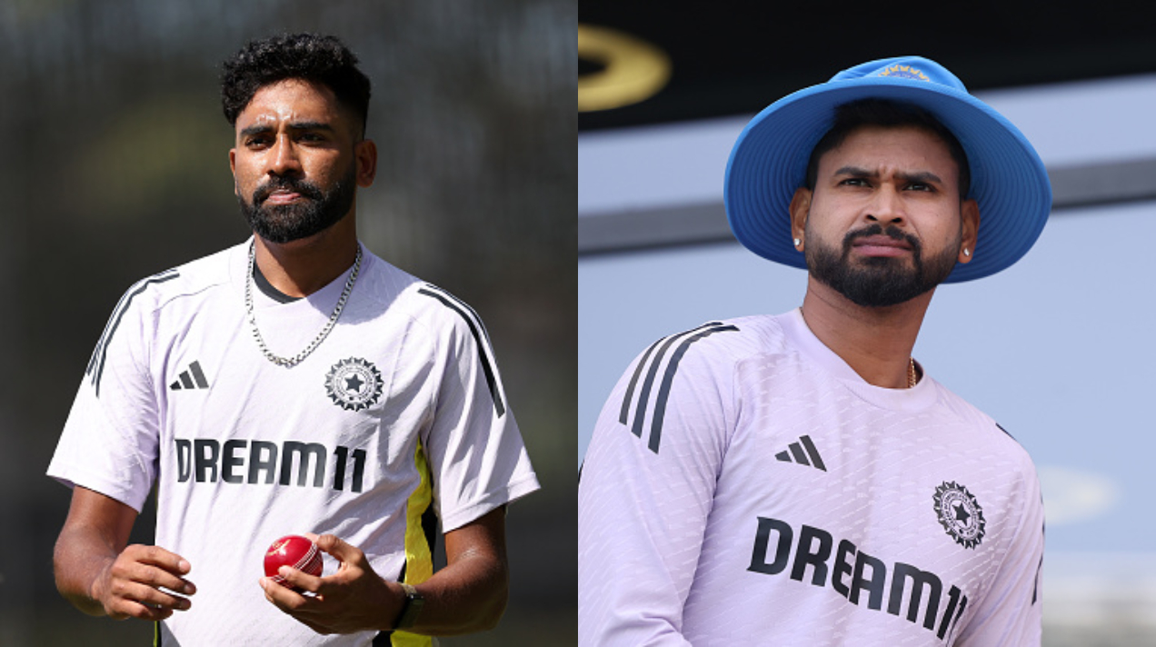 Mohammed Siraj and Shreyas Iyer | Getty