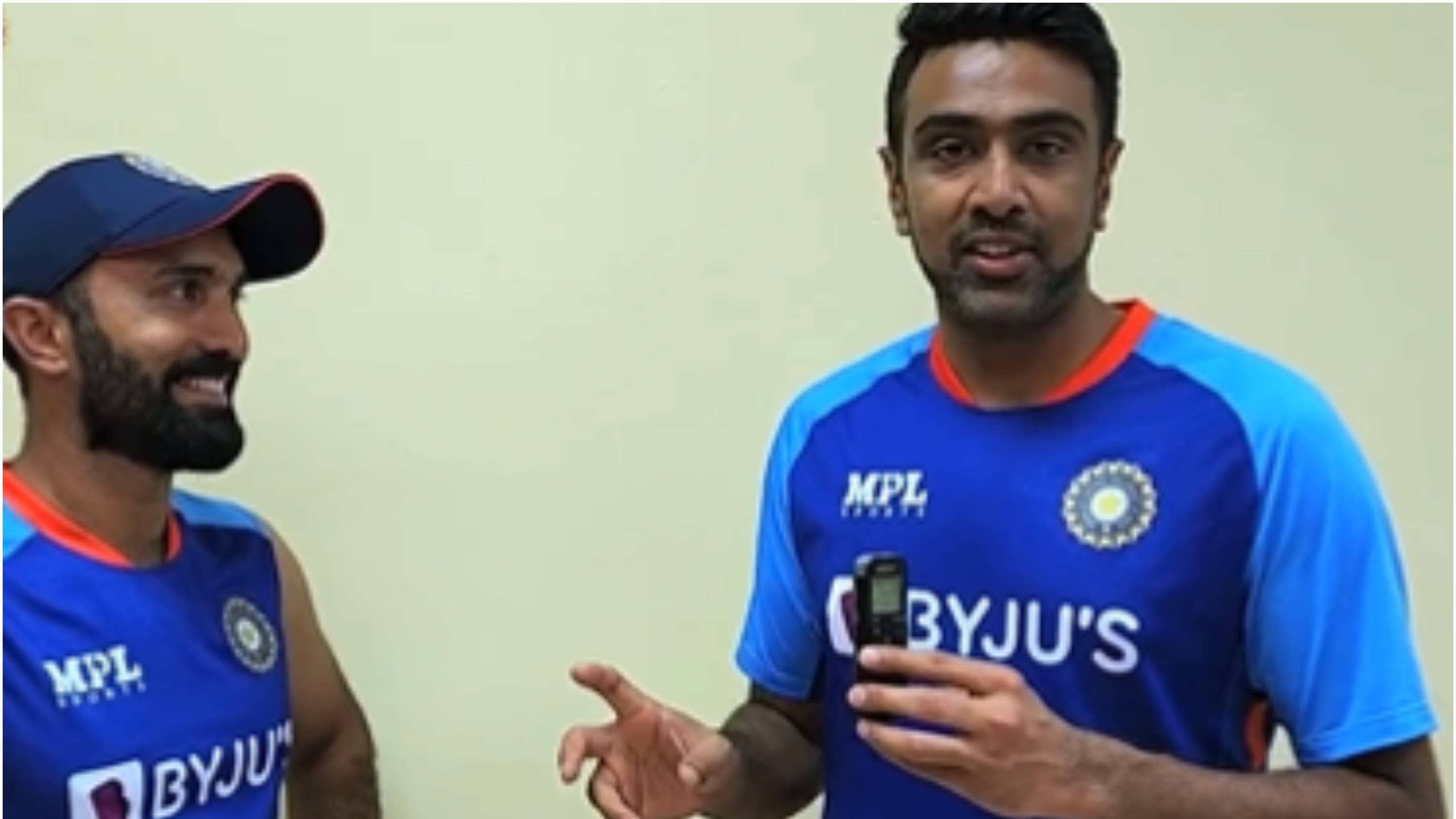 WI v IND 2022: WATCH – “I have been working on my batting”, Ashwin interacts with Karthik after 1st T20I